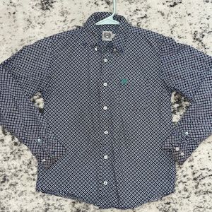 Boys Cinch Multicolored button down shirt